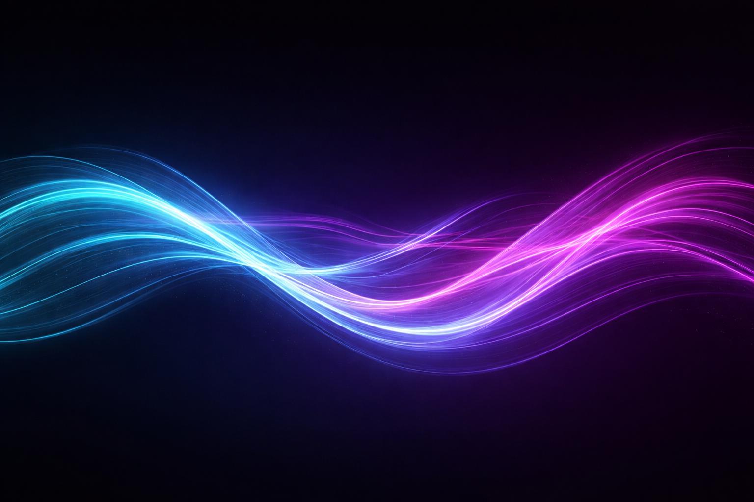 Dekoratif neon dalga